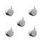 Service Caster 2.375 Inch MRI Safe Casters, 3/8 Inch Threaded Stem, Set of 5, 5PK SCC-TS02S60-TPR-GRY-381634-MRI-5 - alternate 1