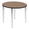 Regency Round Kahlo Breakroom Table, 36 in W, 36 in L, Noble Oak TPL36RNDNOCM - alternate 1