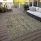 Homeroots 8' X 10' Brown Gray And Charcoal Oriental Washable Indoor Outdoor Area Rug 582059 - alternate 2