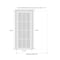 Sartodoors Sliding Pocket Door 42 x 80 inches, BASIC 0111 Dove Grey, Kit Rail Hardware, Solid Wood Interior BASIC0111PD-MAG-42 - alternate 2