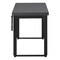 Homeroots Adjustable Gray and Black Wood and Metal Sled Computer Desk 490015 - alternate 2