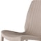 Homeroots Set of Four Taupe Heavy Duty Plastic Outdoor Stacking Dining Chairs, 4PK 565253 - alternate 2