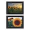 Homeroots Set Of Two Midwest Living 2 Black Framed Print Wall Art, 2PK 407951 - alternate 1