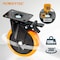Powertec 6 in. Swivel Caster Wheels with Dual Locking Brake, 1390 lbs Load, Heavy Duty Industrial Grade, 4PK 17216N - alternate 3