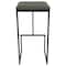 Leisuremod Quincy Quilted Stitched Leather Bar Stools with Metal Frame, Olive Green QS29G - alternate 2