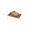Homeroots Set of Two Brown Solid Wood Vanity Tray 574113 - alternate 3
