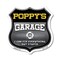 Signmission Poppy's Garage I Can Fix Everything But Stupid, 12 Inch X 12 Inch, Aluminum Metal Sign SHI-A-12-490-POPPY - alternate 1