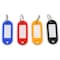 Carl Mfg Split Ring Key Tags, Assorted, Plastic, Key Tag, 20 PK CUI81020 - alternate 1