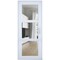 Vdomdoors Front Exterior Prehung FiberGlass Door Clear Glass See-through / Manux 8555 White Silk Clear Glass MANUX8555EXD-WS-W36 x H80-RH - alternate 1