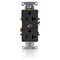 Leviton Duplex Outlet, Black 20A 125V 5362-SE - alternate 1