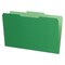 Pendaflex Interior File Folders, 1/3-Cut Tabs: Assorted, Legal Size, Green, 100PK 4350 1/3 BGR - alternate 2