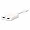 Belkin RockStar USB-C Audio + Charge Adapter, White F7U081BTWH - alternate 4
