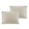 Homeroots Beige King 100% Cotton 140 Thread Count Washable Duvet Cover Set 529009 - alternate 2