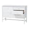Baxton Studio Brantley Spindle Dresser with Six Drawers, White 272-14811-ZORO - alternate 2