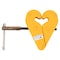 Mytee Products Adjustable Yellow I-Beam Clamp, 3 Ton/6613 LB WLL with Manual Screw Rod., 2PK BC-3x2 - alternate 2