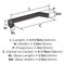 Amerock Evolve 5-1/16 inch (128mm) Center-to-Center Oil-Rubbed Bronze Cabinet Pull, 10PK 10VMP37072ORB - alternate 3