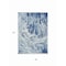Homeroots 8' X 10' Navy Blue And Ivory Abstract Washable Indoor Outdoor Area Rug 614296 - alternate 4