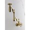 Kingston Brass Wall Mount Pot Filler Faucet, Brushed Brass KS2107CG - alternate 3