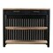 Homeroots Black and Natural 44in Kitchen Island With Storage 402576 - alternate 1