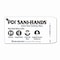 Sani Professional PDI Sani-Hands Instant Hand Sanitizing Wipes, 7.5 x 6, Unscented, White, 220 Wipes, 6PK NPKP15984 - alternate 3