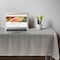 Smarty Had A Party 54 x 108 Silver Rectangular Disposable Plastic Tablecloths 96 Tablecloths, 96PK 813270-SV-CASE - alternate 1