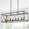 Jonathan Y Ferme 39" 8-Light Adjustable Iron Farmhouse Industrial LED Dimmable Pendant, Oil Rubbed Bronze JYL7504A - alternate 4