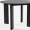 Homeroots 42" Black Solid Wood Round Top Dining Table 712175 - alternate 3