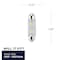 Bulbrite 20-Watt Equivalent T3 Non-Dimmable Festoon LED Light Bulb Warm White Light, 3PK 861533 - alternate 2