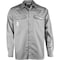 Ironwear 7 oz CAT 2 Flame Resistant Button Down Long Sleeve Cotton Shirt, Grey, Small 6610FR-G-SM - alternate 1
