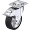 Blickle Swivel Plate Caster, Solid Rubbr, 6", Brake, Caster Load Rating Range: Heavy-Duty LEH-ALEV 150K-14-FI - alternate 1