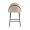Manhattan Comfort Gracie Counter Stool  in Tan and Black - Set of 3 3-CS019-BTN - alternate 3