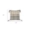 Homeroots 18" Beige and Black Southwestern Cotton Throw Pillow With Tassels 529301 - alternate 2