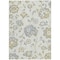 Homeroots 10' X 14' Ivory Gray And Gold Floral Washable Indoor Outdoor Area Rug 589481 - alternate 3