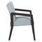 Office Star Products Espresso Finish Visitor's Chair with Ridgecrest Tide Pool Memory Foam Seat WD588-K017 - alternate 2