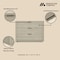 Manhattan Comfort Evelyn 32in Nightstand 4.0 in Natural - Set of 2 2-NS014-NA - alternate 2