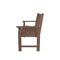 Newtechwood Oxford Outdoor Bench in Teak P021-800 - alternate 2