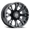 Ultra WHEELS 20 Inch Diameter x 10 Inch Width; 8 x 165.1 Millimeter/ 8 x 6.50 Inch Bolt Pattern 123-2181BK25 - alternate 1
