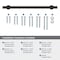 Amerock Radius 12 inch 305mm Center-to-Center Oil Rubbed Bronze Appliance Pull BP54050ORB - alternate 2