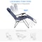 Simple Deluxe 2 Set Zero Gravity Chairs Patio Portable Reclining Folding Lounge Chair Beach Camping Chairs with P 3A88LGCHARZEROGRAVITYBLUX2 - alternate 2