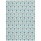 Homeroots 9' X 12' Teal Blue And Ivory Geometric Washable Indoor Outdoor Area Rug 595779 - alternate 3