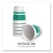 Perk Insulated Paper Hot Cups, 10 oz, White/Teal, 480PK PK-60910CT - alternate 2