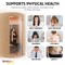 Saunaspa Round Infrared Sauna, Canadian Hemlock Wood, Infrared Heating Panels, Red Light Heater, Glass Door MNSC0025-0S - alternate 3