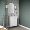 James Martin Vanities Chianti 24 in. Single Vanity, Glossy White w/ White Glossy Composite Stone Top 533V24GWWG - alternate 2