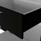 Homeroots 67" Black and White Single Drawer Combo Dresser 403753 - alternate 2