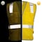 Dome75 Hi-Vis Safety Vest SM/MD Class Non-ANSI/Enhanced Visibility , Zipper 2 Pockets, 1 Mic Tab DV1281 - alternate 2