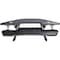 Lorell Lorell Corner Desk Riser - 40 lb Load Capacity - 18" Height x 45.50" Width - Desktop - Black 82014 - alternate 5