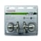 Prosource Passage Knob, Metal, Stainless Steel, 2-3/8 to 2-3/4 in Backset, 1-3/8 to 1-3/4 in Thick Door T9630BRA4V - alternate 2