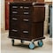Gerstner 5-Drawer Dark Oak Compact Roller Cabinet GI-R20-D - alternate 3