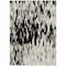 Homeroots 9' X 12' Black And Ivory Abstract Washable Indoor Outdoor Area Rug 612639 - alternate 3