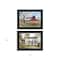 Homeroots Set Of Two Summers End 2 Black Framed Print Wall Art, 2PK 406190 - alternate 3